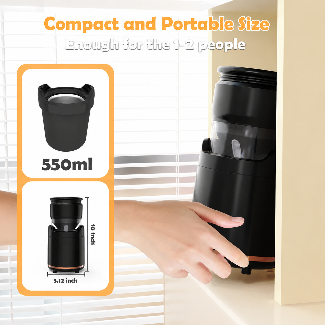 Homemade Delights | Portable Ice Cream Maker with Automatic Operation | Compact Design for Effortless Frozen Treats